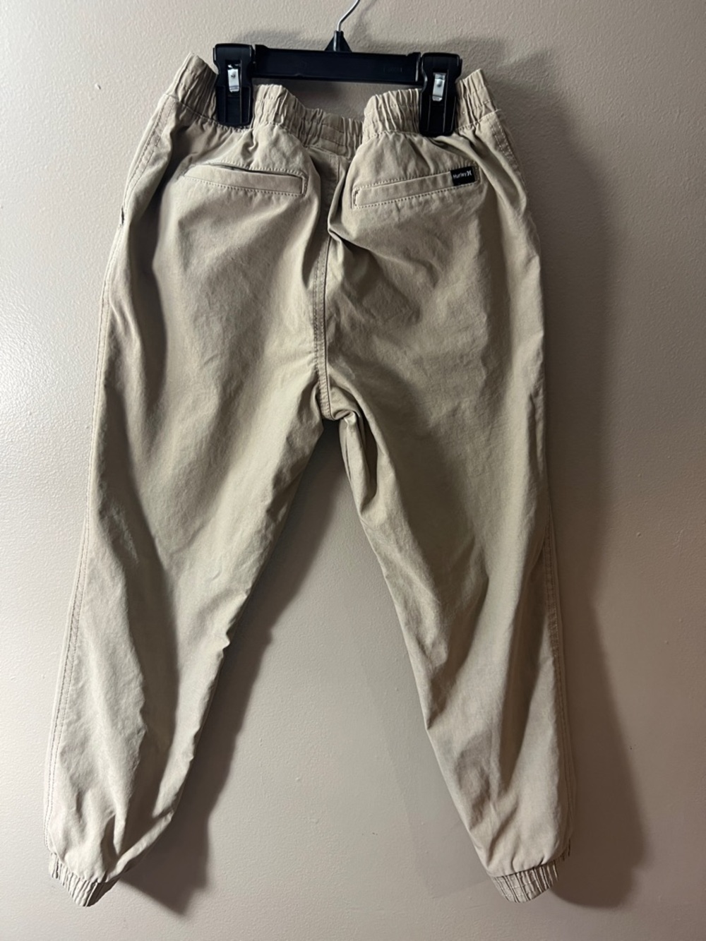 Hurley Logo Tan Joggers - Picture 5 of 6